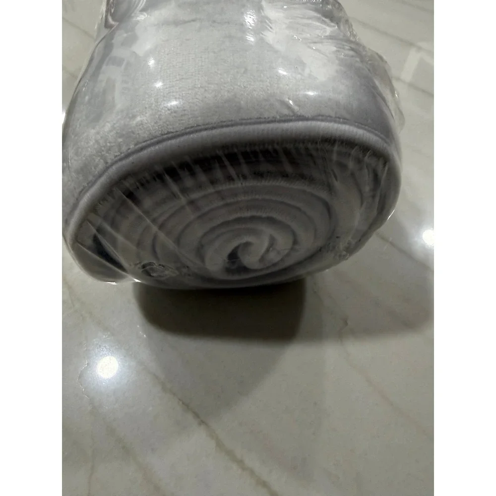 Buganda Memory Foam Bathroom Rug Mat 59x24. White